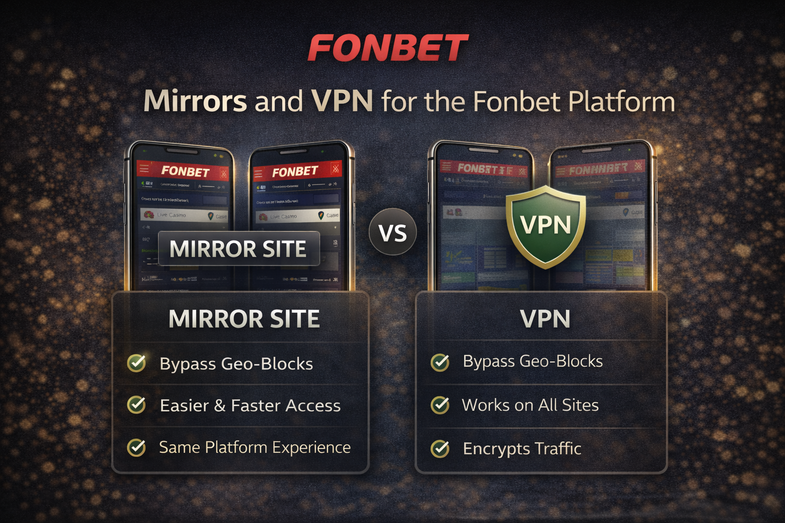 Використання дзеркала платформи Fonbet разом із VPN для стабільного доступу до сайту та входу в акаунт
